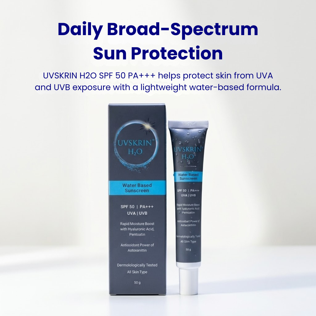UVSkrin H2O SPF 50 Water-Based Sunscreen
